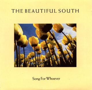 La pochette du titre: Un champ de tulipes jaunes sous un ciel bleu en contre-plongée