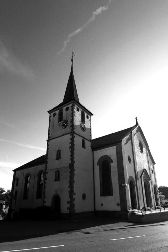 small church
black and whjite image