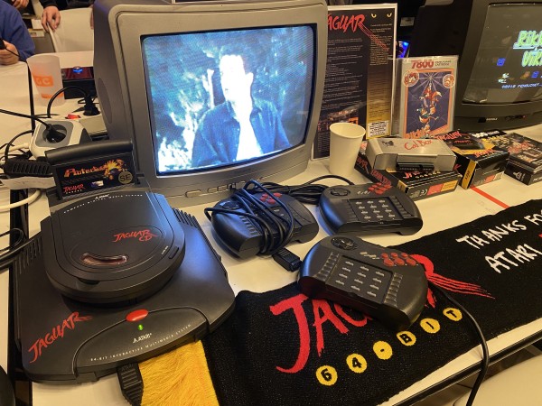 The Atari Jaguar CD.
