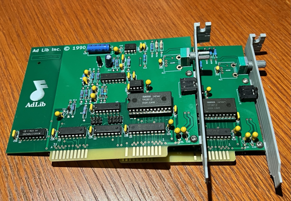 Two Adlib reproduction sound cards
