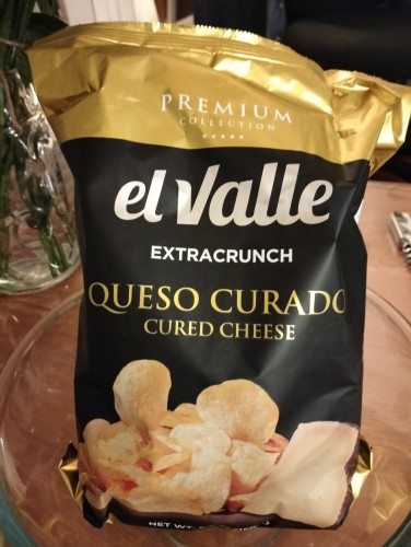 El valle Extracrunch Queso Curado (cured cheese) chips