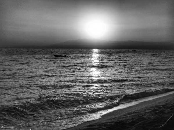 Playa de la Fabriquilla. Cabo de Gata. 03/08/2017. En blanco y negro