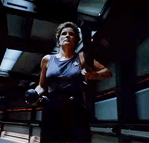 Janeway in “Macrocosm”