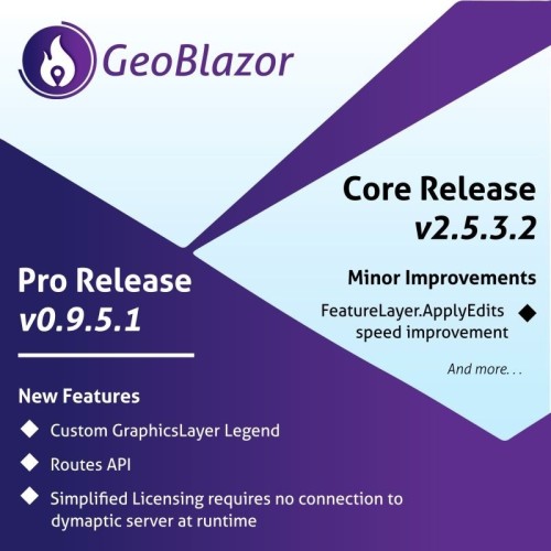 GeoBlazor new release promo image