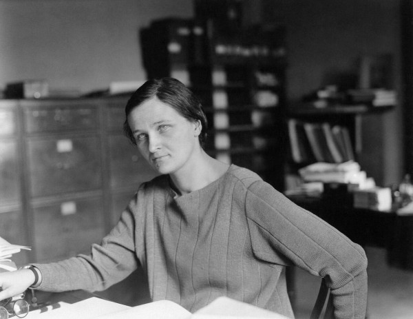 Photograph of Cecilia Payne-Gaposchkin (1900-1979) at Harvard College Observatory Local number: SIA Acc. 90-105 [SIA2009-1326]

Smithsonian Institution/Science Service, restored by Adam Cuerden - Air and Space Museum online gallery