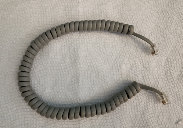 A clean, coiled cable. There's no chirality changes, so it all coils the same way 