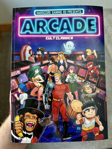 The English book cover of Arcade Cult Classics
