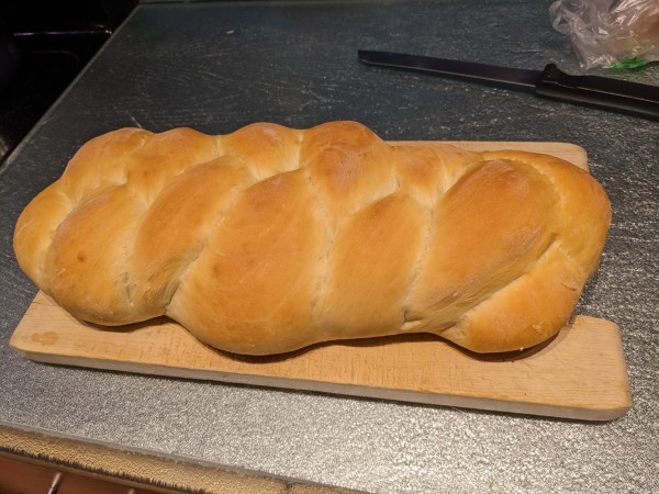 Huuj loaf of braided zopf