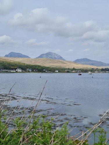 The paps of Jura looming over Craighouse